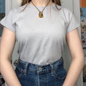 Light grey brandy Melville shirt